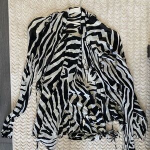 Rat & boa zebra set: top & bottoms! Worn twice.